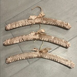 Satin Padded Hangers with Bows